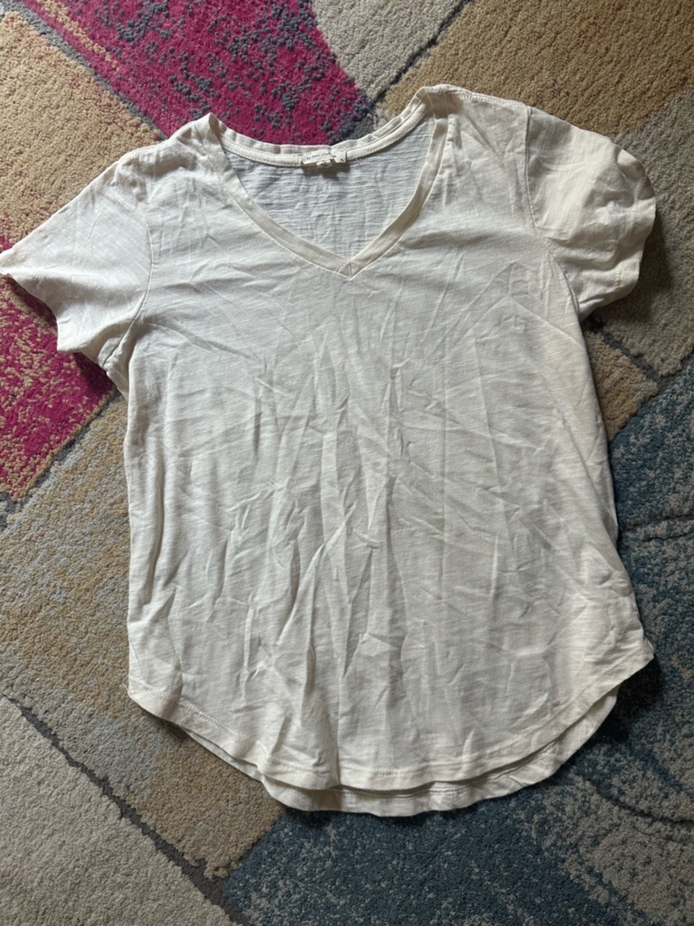 Urban Diction v neck t shirts Seafoam medium cream